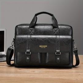 Men's Crossbody Bag - New Business Briefcase, Large Capacity Laptop Backpack with Premium Design, Minimalist Shoulder Tote for Men
